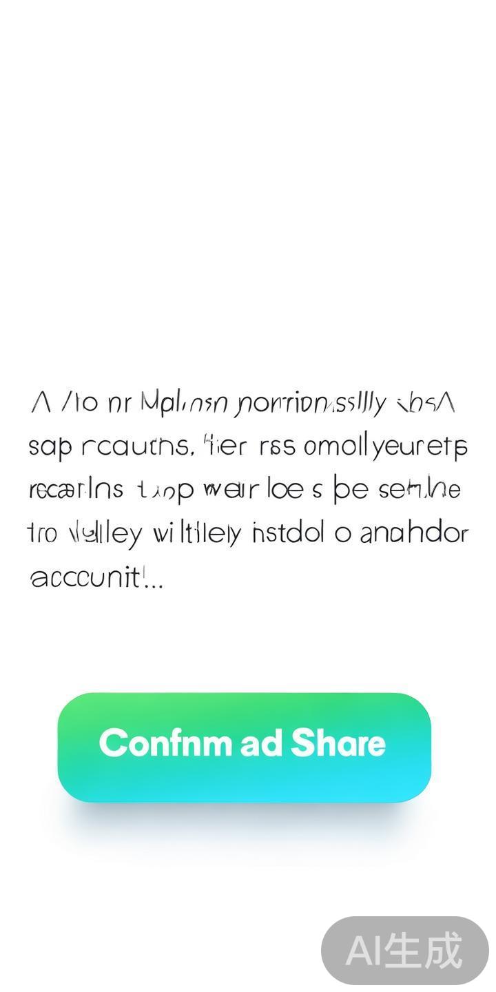 确认并完成分享
确认信息无误后，即可点击“确认分