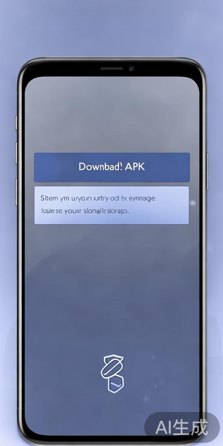 下载APK文件：点击下载按钮，保存APK安装包到手